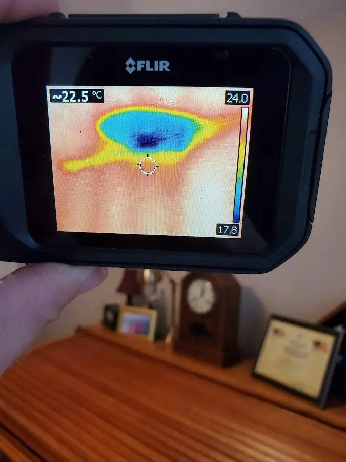 Thermal imaging inspection for water damage in Key Largo